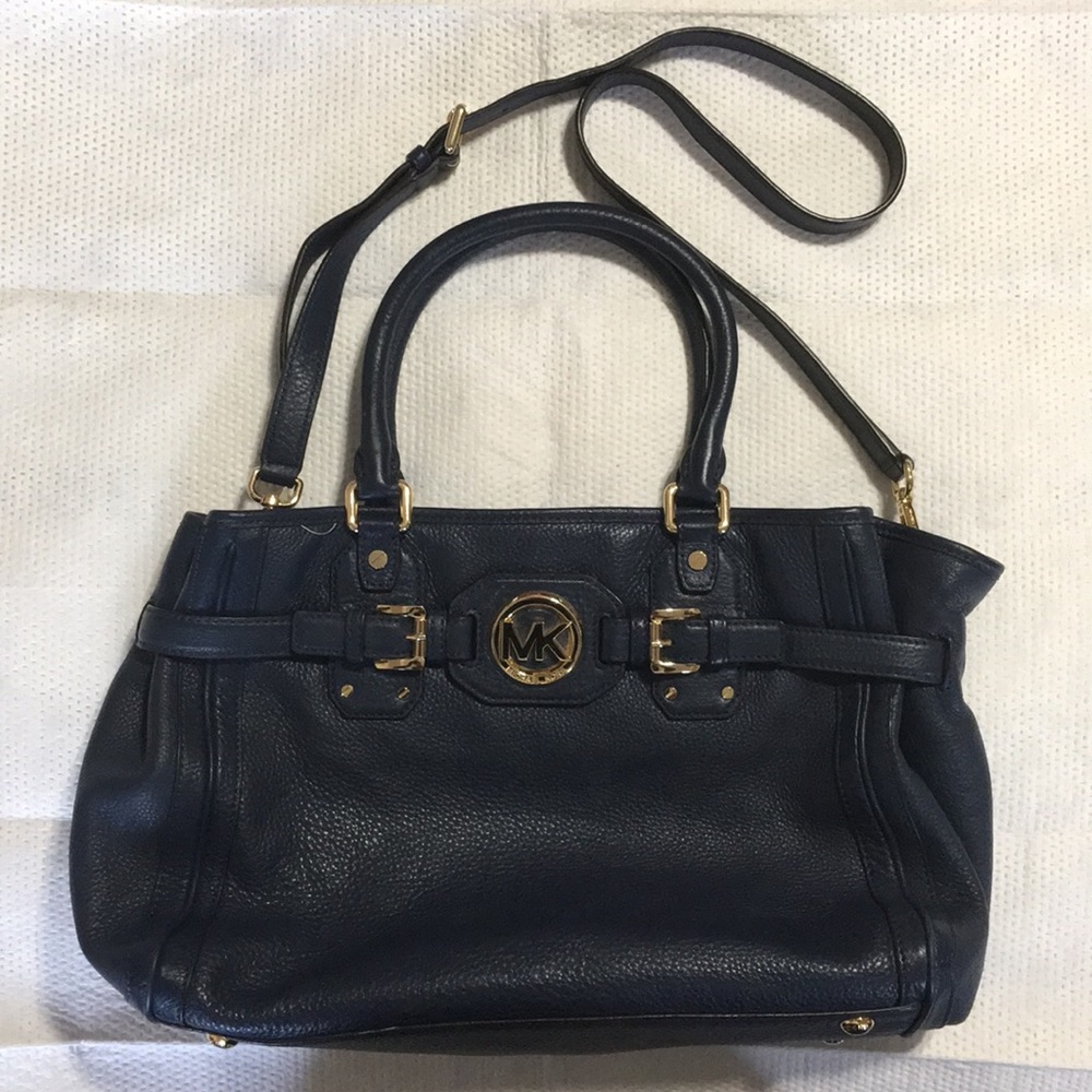 Michael Kors Navy Blue Handbag
